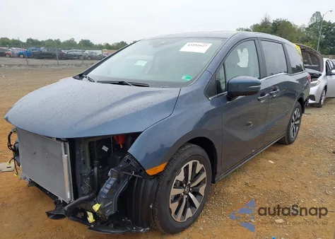 2025 Honda Odyssey Ex-L from USA, damaged, VIN 5FNRL6H66SB070617